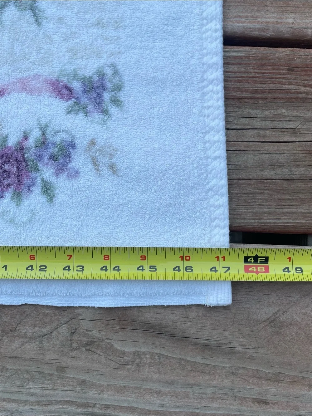 Vintage 90s Glynda Turley Rose Rhapsody Bath Towels Set of 2 Cottage GrandmaCore